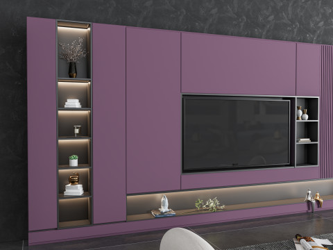 TV wall 38 3D Model