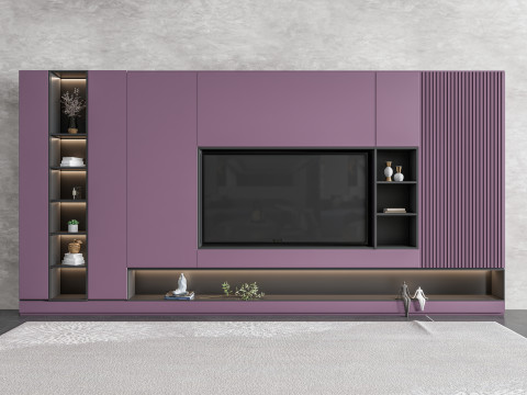 TV wall 38 3D Model