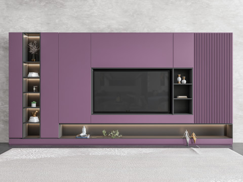 TV wall 38 3D Model