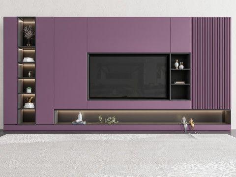 TV wall 38 3D Model