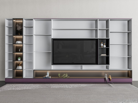 TV wall 38 3D Model