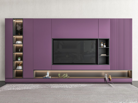 TV wall 38 3D Model