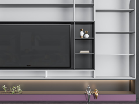 TV wall 38 3D Model