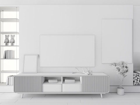 TV wall 39 Modelo 3D