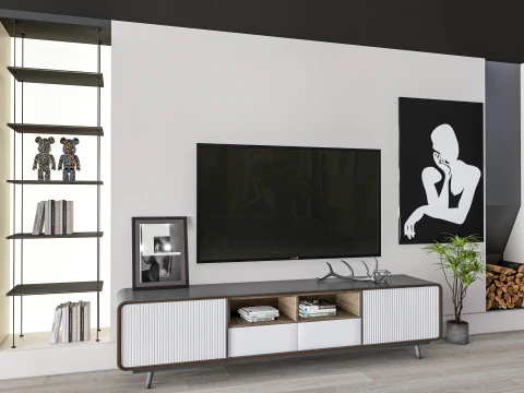 TV wall 39 3D Model