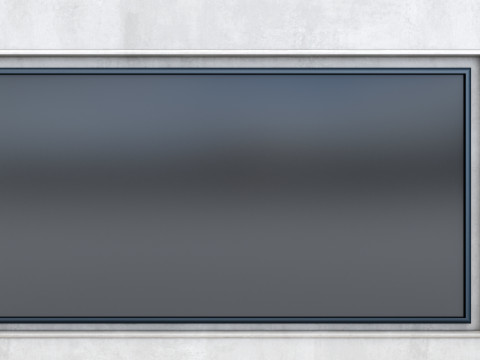 TV wall 40 3D Model