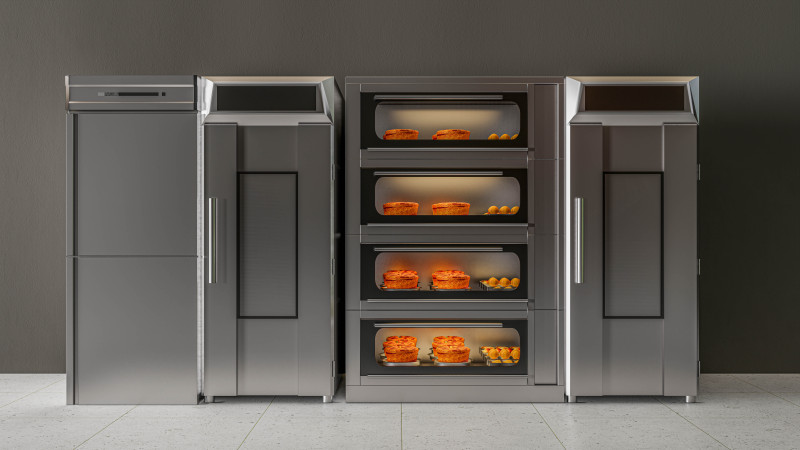 Bakery baking ovens 3D मॉडल .c4d .max .obj .3ds .fbx .stl .blend