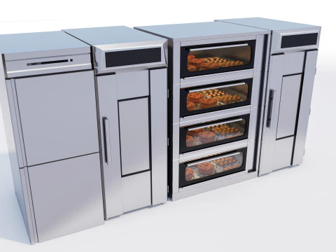 Forni per panifici Modello 3D