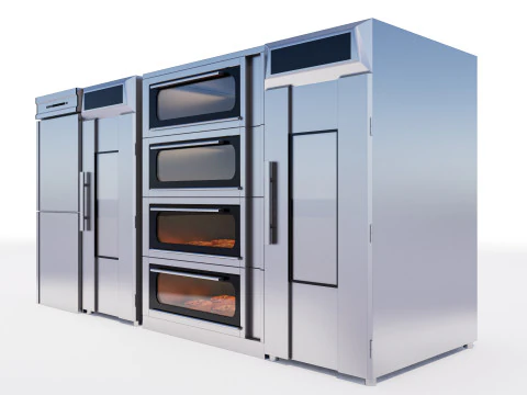 Forni per panifici Modello 3D