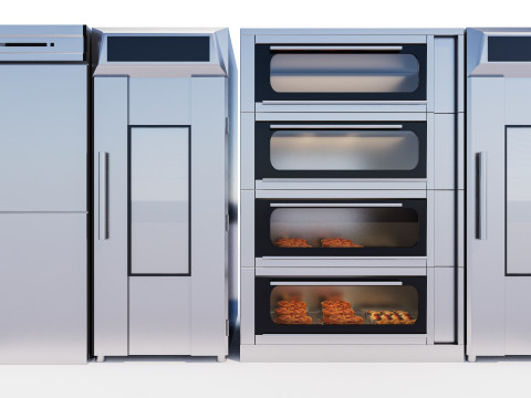 Bakery baking ovens 3D मॉडल