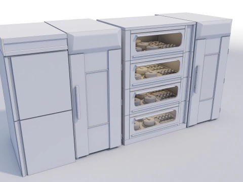 Forni per panifici Modello 3D