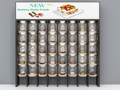 Bakery cake display 3D Model