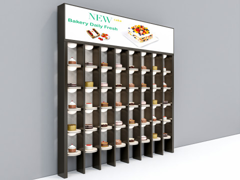 Bakery cake display 3D Модель