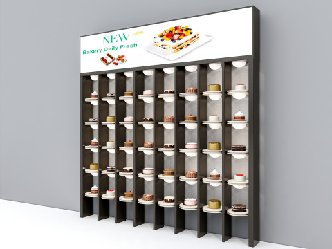 Bakery cake display 3D Модель