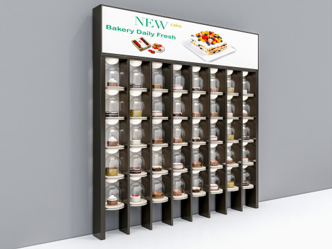 Bakery cake display 3D Модель