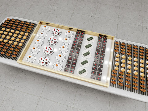 Bakery display Model 3D