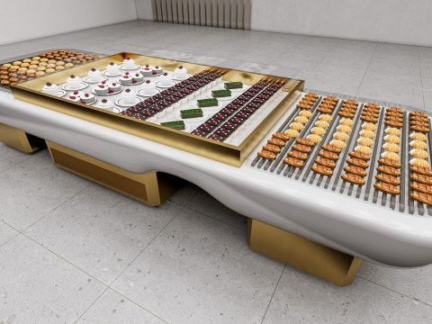 Bakery display Model 3D