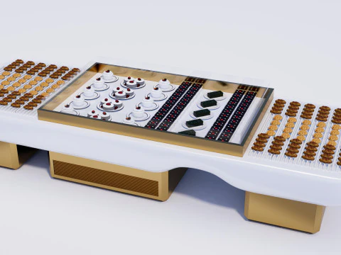 Esposizione di prodotti da forno Modello 3D