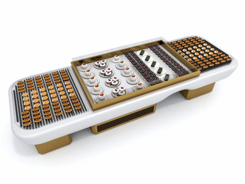Esposizione di prodotti da forno Modello 3D