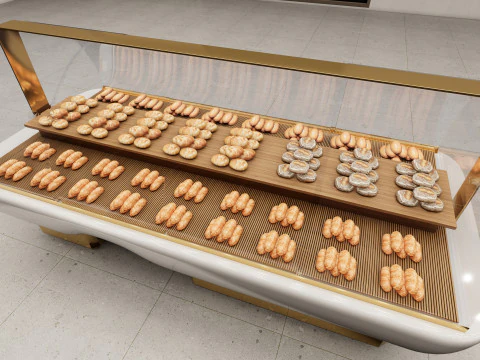 B&auml;ckerei-Ausstellung 3D Modell