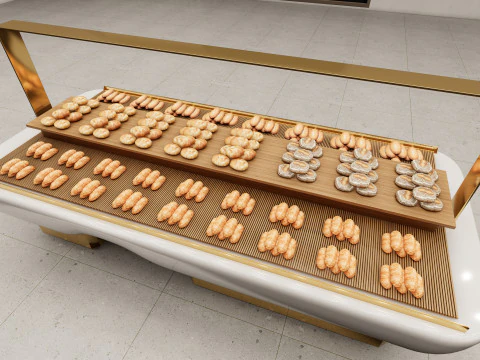 B&auml;ckerei-Ausstellung 3D Modell