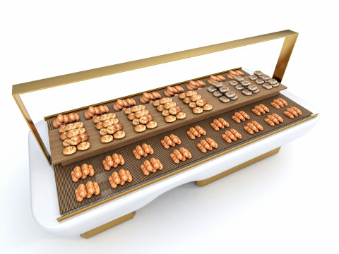 Bakery display Modelo 3D