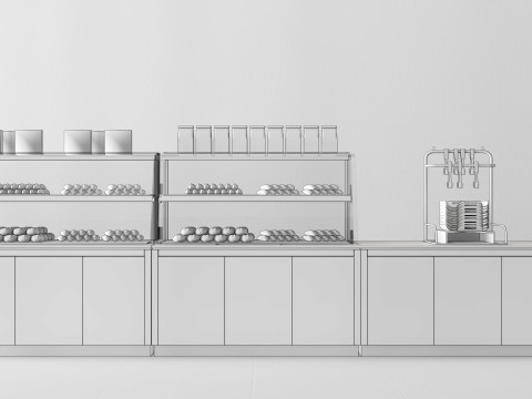 Bakery display Model 3D