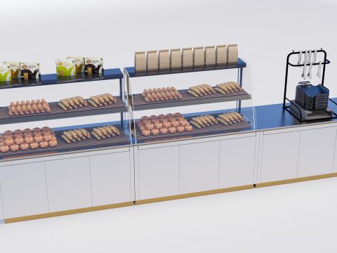 Bakery display Model 3D