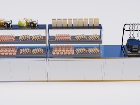 Bakery display Model 3D