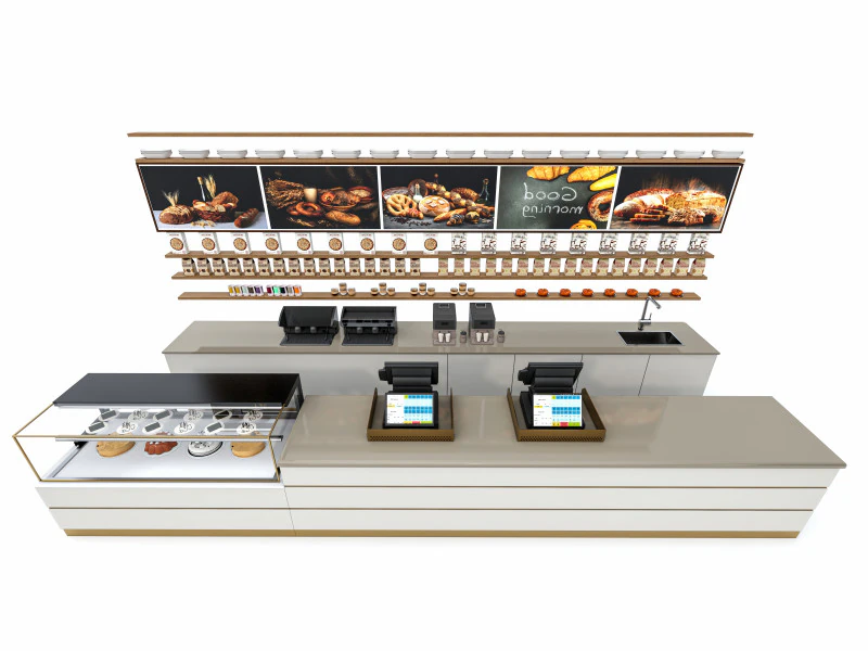 Bakery display 3D Model .c4d .max .obj .3ds .fbx .stl .blend