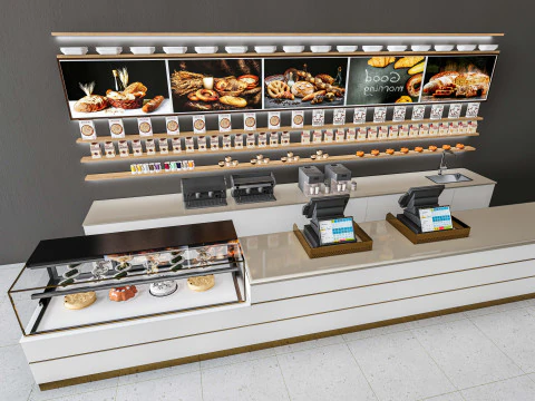 Bakery display 3D Model