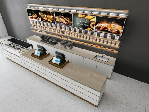 Bakery display 3D 模型
