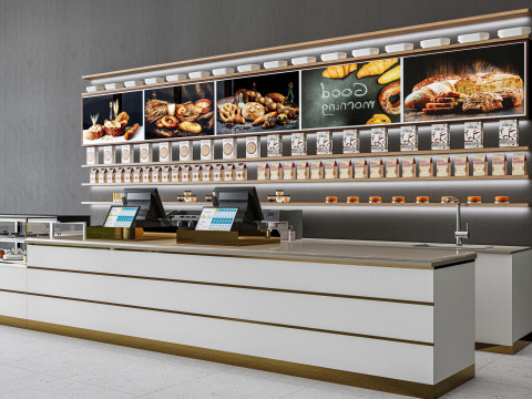 Bakery display 3D 模型