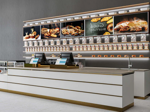 Bakery display 3D Model