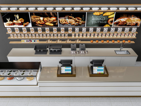 Bakery display 3D 模型