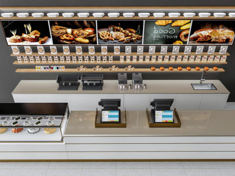 Bakery display 3D Model