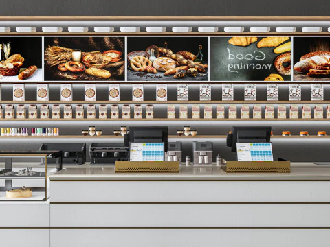 Bakery display 3D Model
