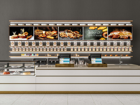 Bakery display 3D 模型