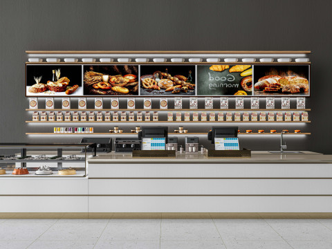 Bakery display 3D 模型