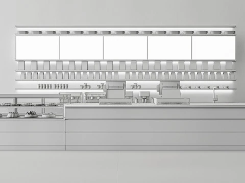 Bakery display 3D Model