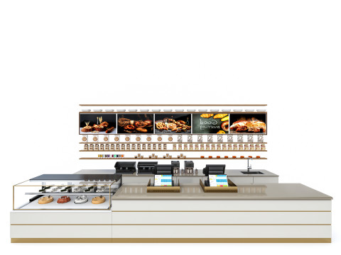 Bakery display 3D 模型