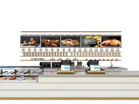 Bakery display 3D Model