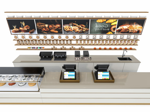 Bakery display 3D 模型