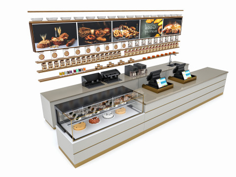 Bakery display 3D 模型