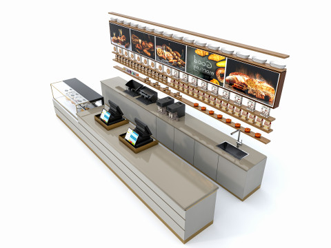 Bakery display 3D 模型