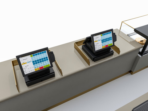 Bakery display 3D 模型