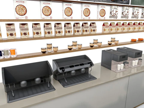 Bakery display 3D Model