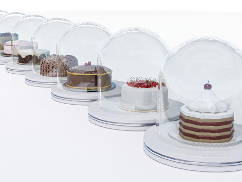 Cake Display Model 3D