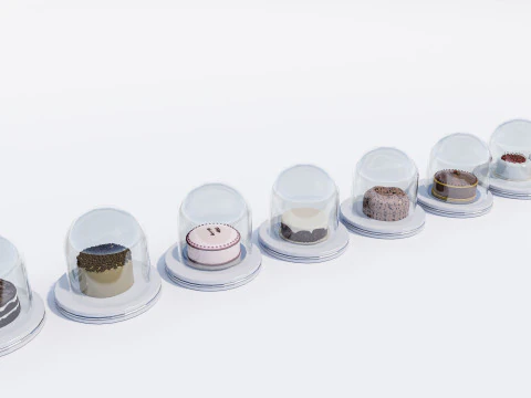 Esposizione della torta Modello 3D