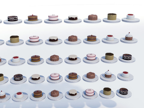 Cake Display Model 3D